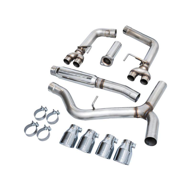 AWE Tuning 2022+ VB Subaru WRX Track Edition Exhaust - Chrome Silver Tips - NP Motorsports