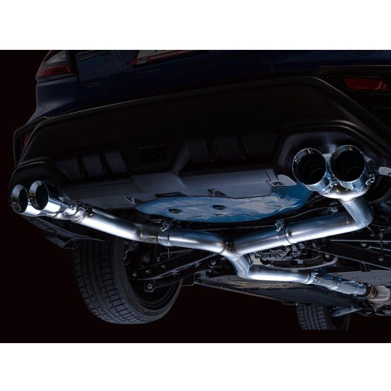 AWE Tuning 2022+ VB Subaru WRX Track Edition Exhaust - Chrome Silver Tips - NP Motorsports