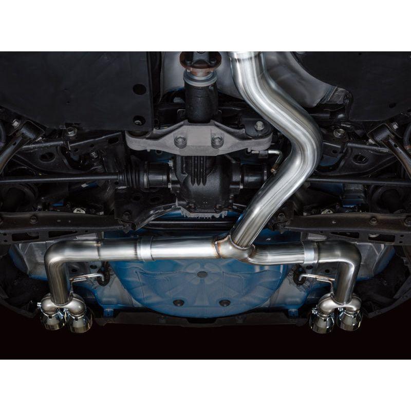 AWE Tuning 2022+ VB Subaru WRX Track Edition Exhaust - Chrome Silver Tips - NP Motorsports