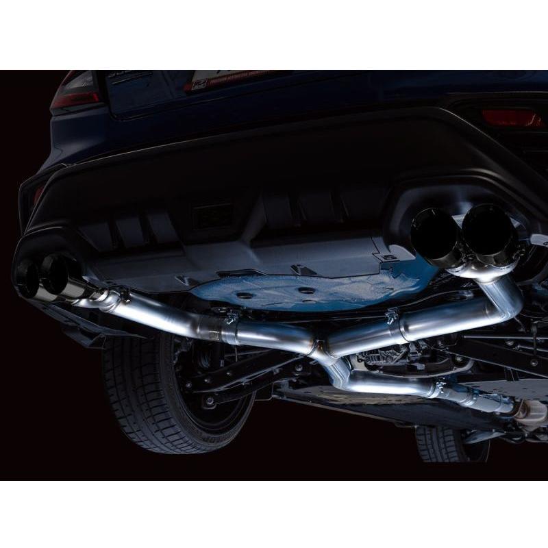 AWE Tuning 2022+ VB Subaru WRX Track Edition Exhaust - Diamond Black Tips - NP Motorsports