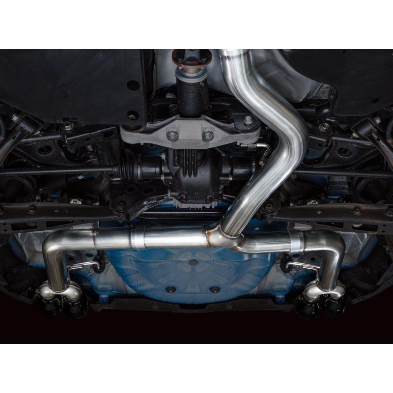 AWE Tuning 2022+ VB Subaru WRX Track Edition Exhaust - Diamond Black Tips - NP Motorsports