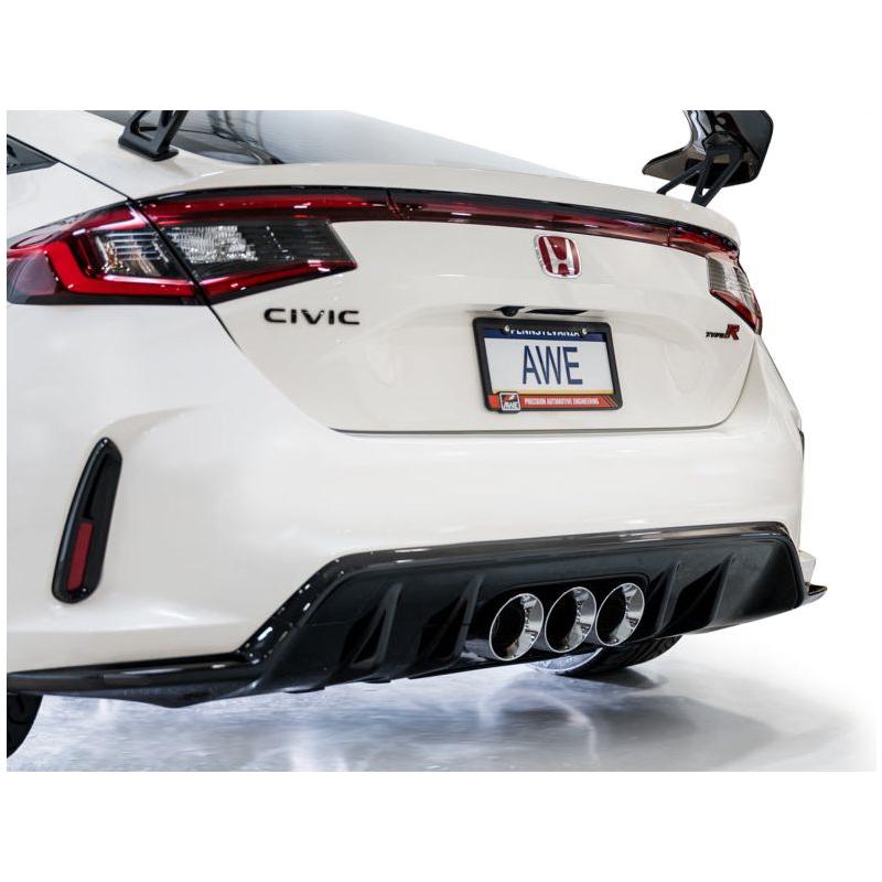 AWE Tuning 2023 Honda Civic Type R FL5 Touring Edition Exhaust w/ Triple Chrome Silver Tips - NP Motorsports