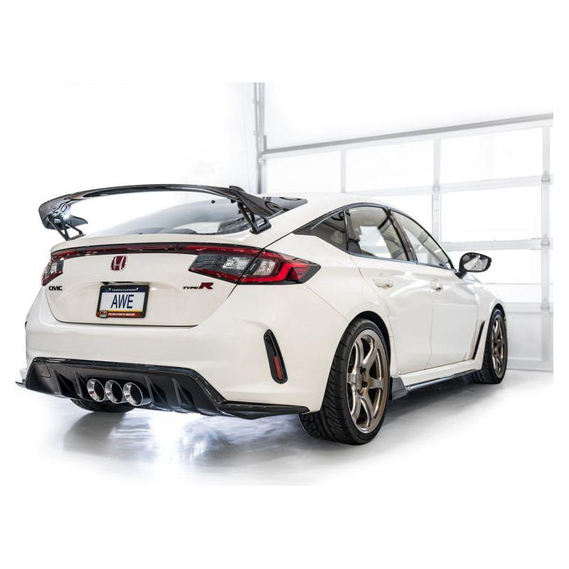 AWE Tuning 2023 Honda Civic Type R FL5 Touring Edition Exhaust w/ Triple Chrome Silver Tips - NP Motorsports