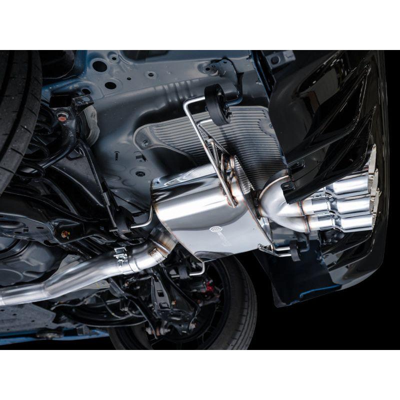 AWE Tuning 2023 Honda Civic Type R FL5 Touring Edition Exhaust w/ Triple Chrome Silver Tips - NP Motorsports