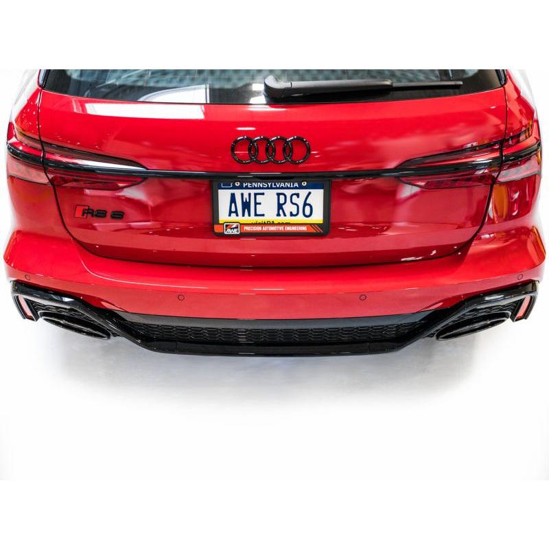 AWE Tuning 21-23 Audi C8 RS6/RS7 SwitchPath Cat-back Exhaust - Diamond Black Tips - NP Motorsports