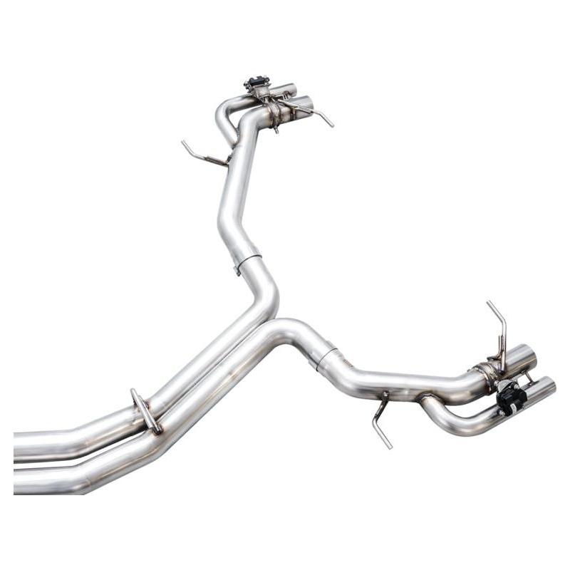 AWE Tuning 21-23 Audi C8 RS6/RS7 SwitchPath Cat-back Exhaust - Diamond Black Tips - NP Motorsports