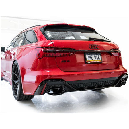 AWE Tuning 21-23 Audi C8 RS6/RS7 SwitchPath Cat-back Exhaust - Diamond Black Tips - NP Motorsports