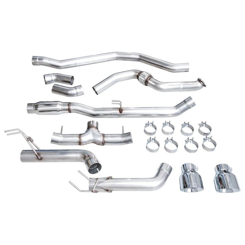 AWE Tuning 22+ Honda Civic Si/Acura Integra Track Edition Catback Exhaust - Dual Chrome Silver Tips - NP Motorsports