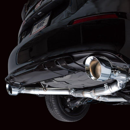 AWE Tuning 22+ Honda Civic Si/Acura Integra Track Edition Catback Exhaust - Dual Chrome Silver Tips - NP Motorsports