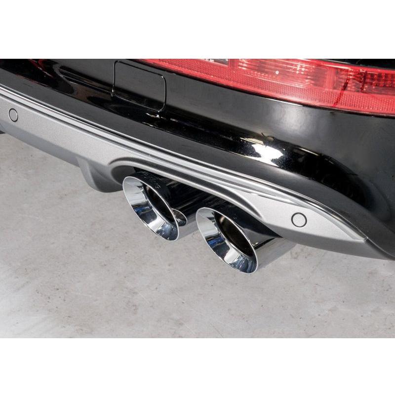 AWE Tuning Audi 8R SQ5 Touring Edition Exhaust - Quad Outlet Chrome Silver Tips - NP Motorsports