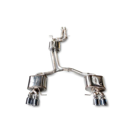 AWE Tuning Audi 8R SQ5 Touring Edition Exhaust - Quad Outlet Chrome Silver Tips - NP Motorsports