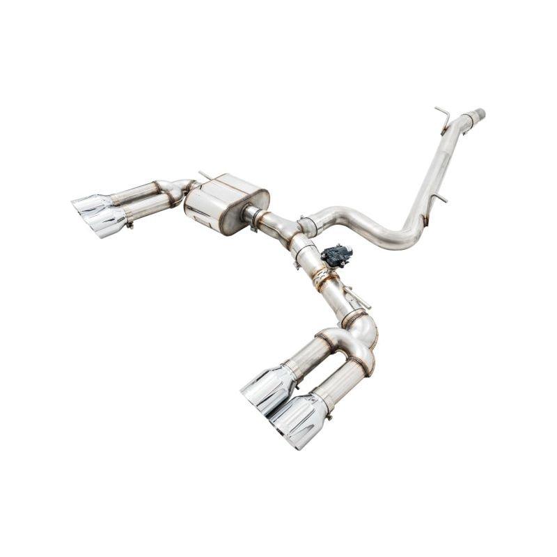AWE Tuning Audi 8V S3 SwitchPath Exhaust w/Chrome Silver Tips 102mm - NP Motorsports