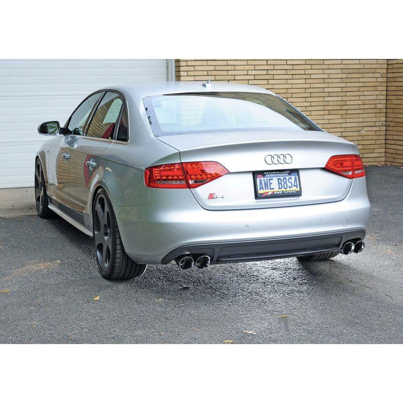 AWE Tuning Audi B8 / B8.5 S4 3.0T Touring Edition Exhaust - Chrome Silver Tips (90mm) - NP Motorsports