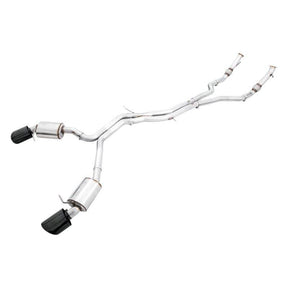 AWE Tuning Audi B9 RS 5 Sportback Touring Edition Exhaust-Non Resonated- Diamond Black RS Style Tips - NP Motorsports