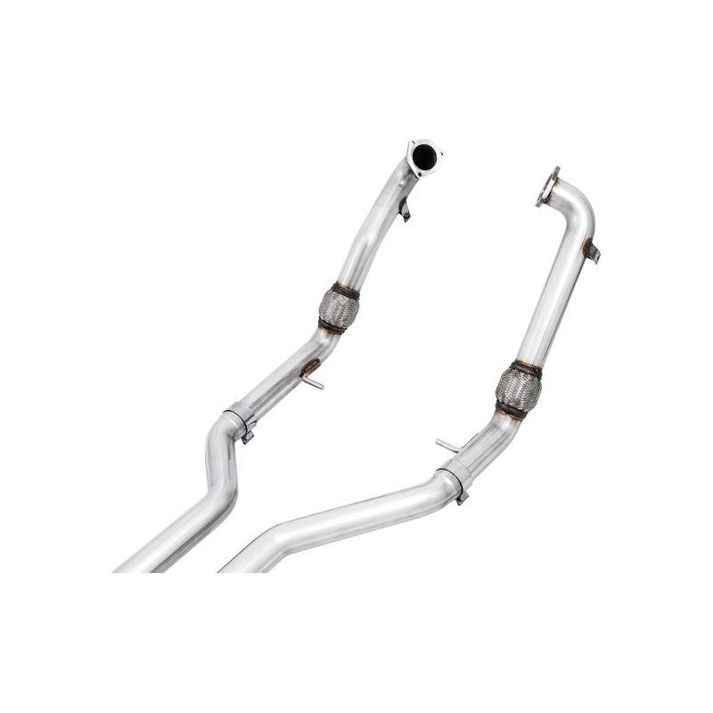 AWE Tuning Audi B9 S4 Track Edition Exhaust - Non-Resonated (Black 102mm Tips) - NP Motorsports