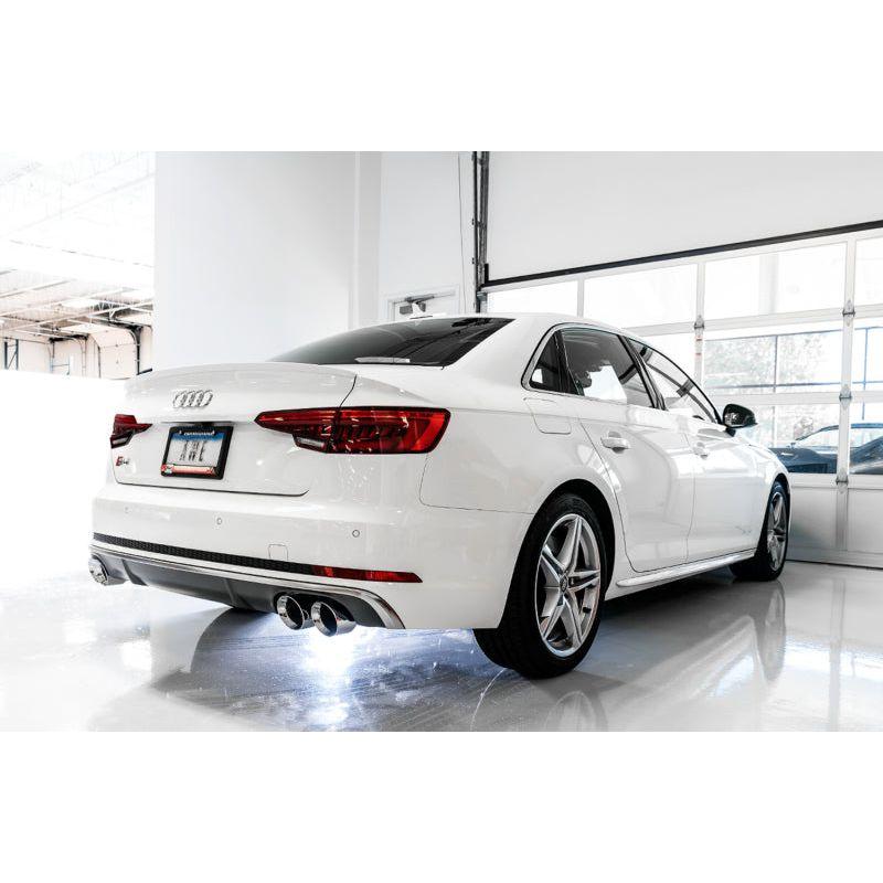 AWE Tuning Audi B9 S5 Sportback Track Edition Exhaust - Non-Resonated (Black 102mm Tips) - NP Motorsports