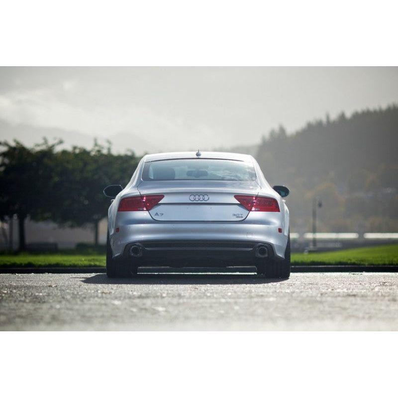 AWE Tuning Audi C7 A7 3.0T Touring Edition Exhaust - Dual Outlet Diamond Black Tips - NP Motorsports
