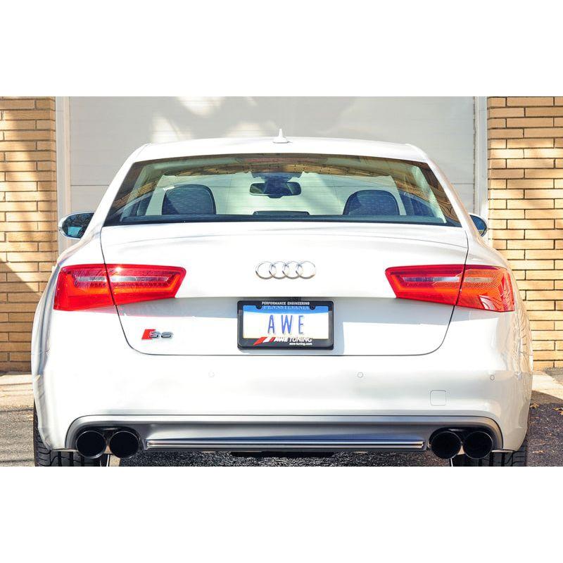 AWE Tuning Audi C7 / C7.5 S6 4.0T Touring Edition Exhaust - Diamond Black Tips - NP Motorsports