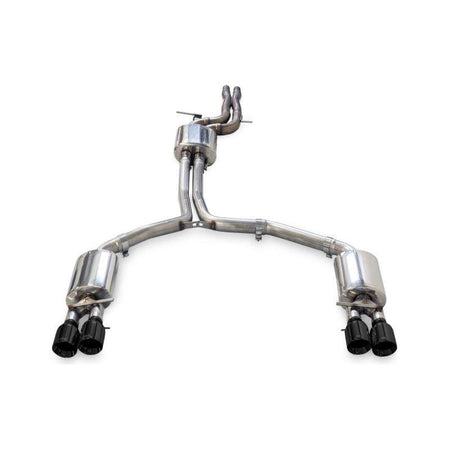AWE Tuning Audi C7.5 A7 3.0T Touring Edition Exhaust - Quad Outlet Diamond Black Tips - NP Motorsports