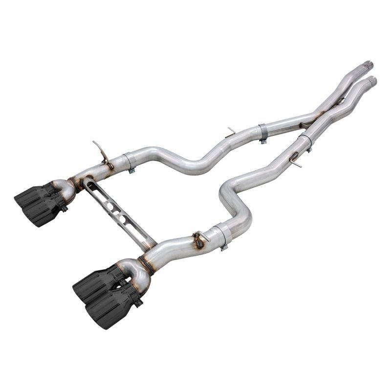 AWE Tuning BMW F8X M3/M4 Track Edition Catback Exhaust - Diamond Black Tips - NP Motorsports