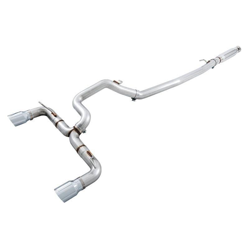AWE Tuning Ford Focus RS Track Edition Cat-back Exhaust - Chrome Silver Tips - NP Motorsports