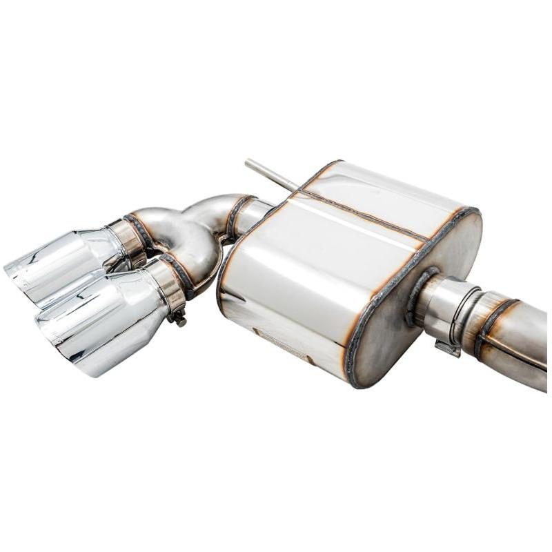 AWE Tuning Mk7 Golf R SwitchPath Exhaust w/Chrome Silver Tips 102mm - NP Motorsports