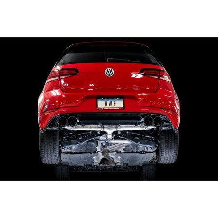 AWE Tuning MK7.5 Golf R Track Edition Exhaust w/Diamond Black Tips 102mm - NP Motorsports