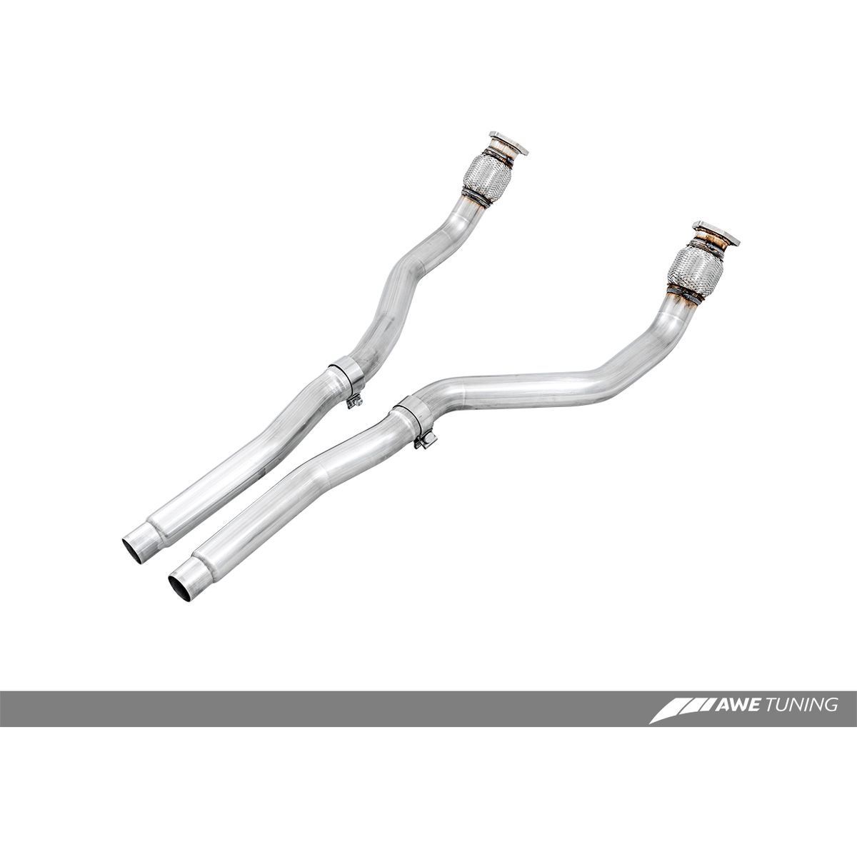 AWE Tuning Non-Resonated Downpipes Audi S4 | S5 3.0T 2010-2017 - 3220-11010 - TAG Motorsports