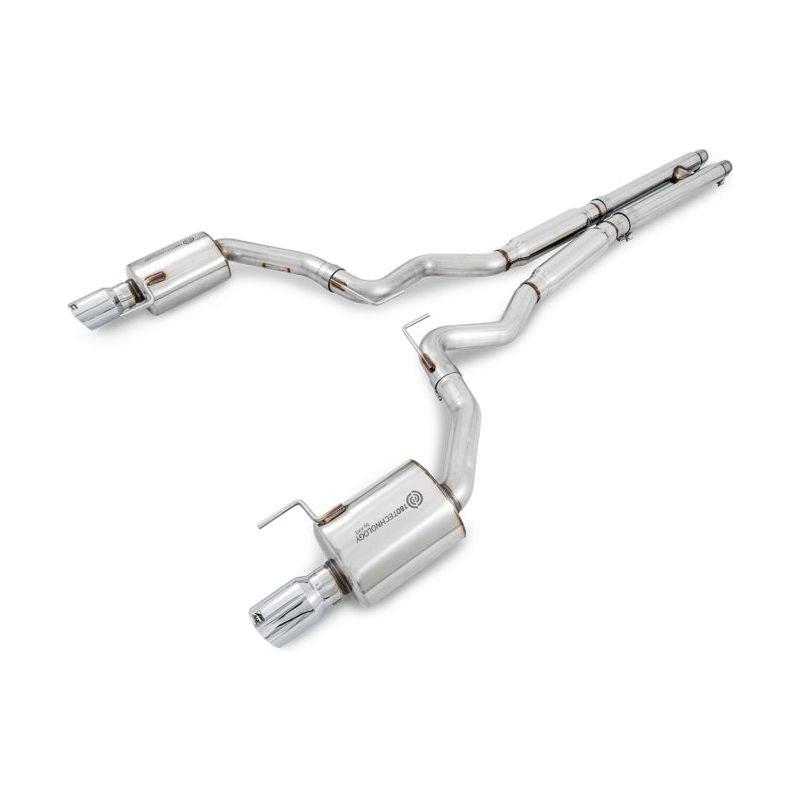 AWE Tuning S550 Mustang GT Cat-back Exhaust - Touring Edition (Chrome Silver Tips) - NP Motorsports