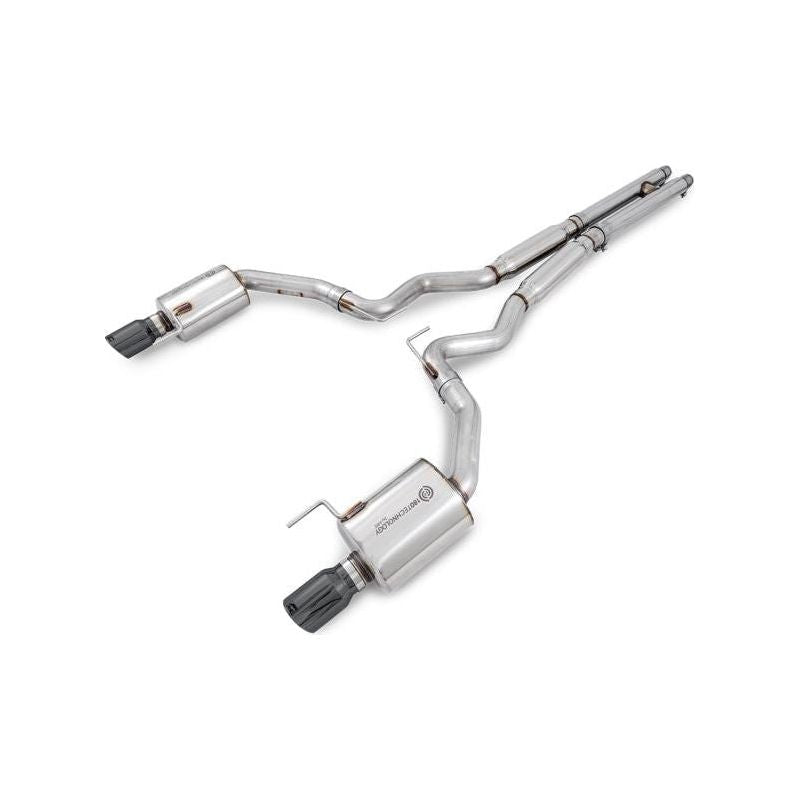 AWE Tuning S550 Mustang GT Cat-back Exhaust - Touring Edition (Diamond Black Tips) - NP Motorsports