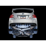 AWE Tuning Subaru STI VA / WRX GV / STI GV Sedan Touring Edition Exhaust - Diamond Black Tip (102mm) - NP Motorsports