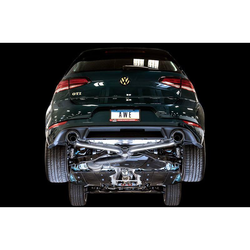 AWE Tuning Volkswagen GTI MK7.5 2.0T Touring Edition Exhaust w/Chrome Silver Tips 102mm - NP Motorsports