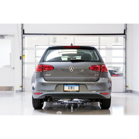 AWE Tuning VW MK7 Golf 1.8T Track Edition Exhaust w/Diamond Black Tips (90mm) - NP Motorsports