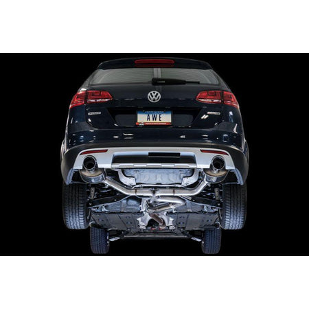 AWE Tuning VW MK7 Golf Alltrack/Sportwagen 4Motion Touring Edition Exhaust - Polished Silver Tips - NP Motorsports