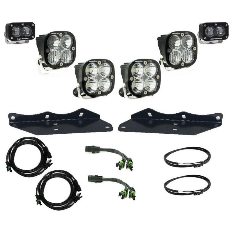 Baja Designs 17-20 Ford F-150 Raptor S2 SAE Pro Fog Pocket Kit - Clear - NP Motorsports