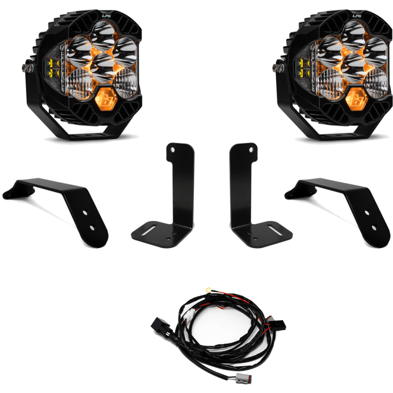 Baja Designs 2018+ Jeep JL/JT Dual LP6 Auxiliary Light Kit - NP Motorsports