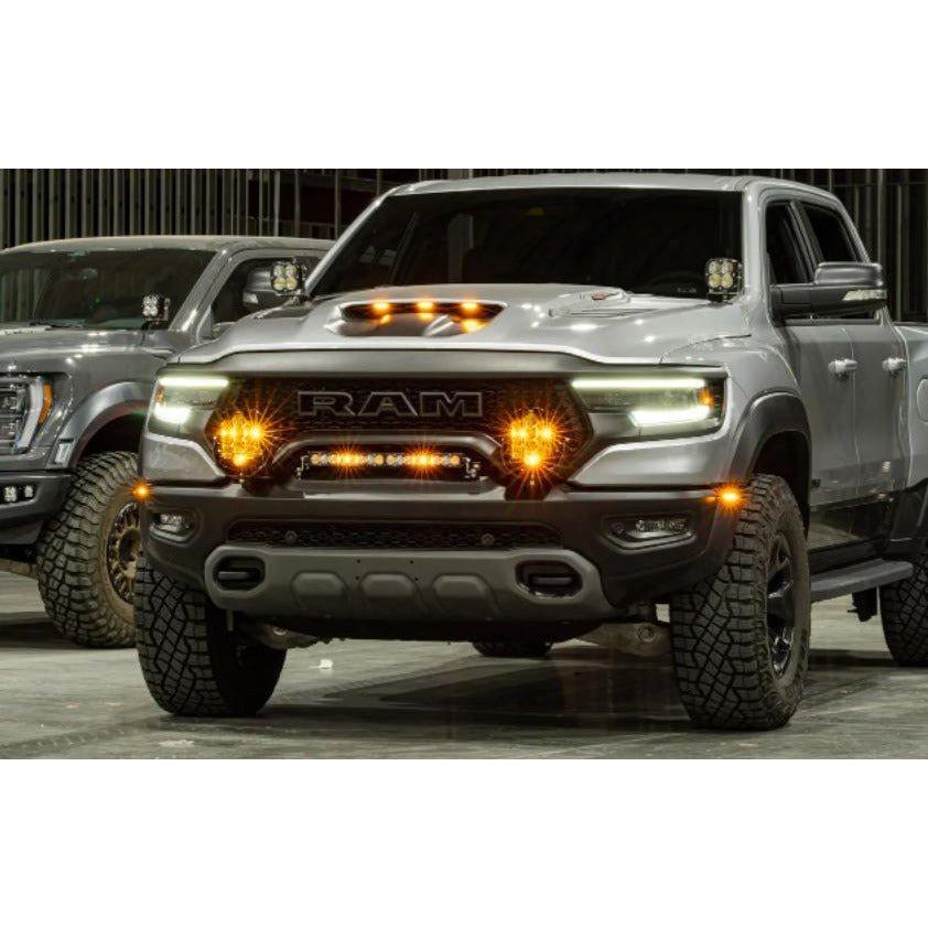 Baja Designs 2021+ Dodge Ram TRX 20in OnX6/S8 Grill Mount Kit - 448049 - Truck Accessories Guy