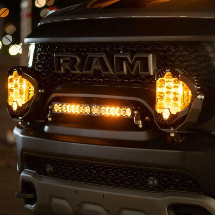 Baja Designs 2021+ Dodge Ram TRX 20in OnX6/S8 Grill Mount Kit - 448049 - Truck Accessories Guy