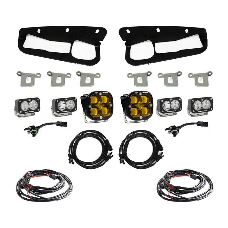 Baja Designs 2021+ Ford Bronco Amber SAE Fog Pocket Kit - NP Motorsports