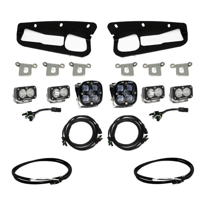 Baja Designs 2021+ Ford Bronco Clear SAE Fog Pocket Kit w/Upfitter - NP Motorsports