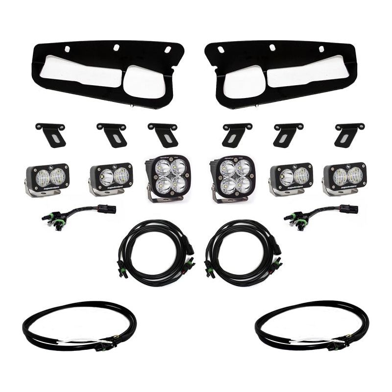 Baja Designs 2021+ Ford Bronco Fog Pocket Kit 21-Up Pro w/Upfitter - NP Motorsports