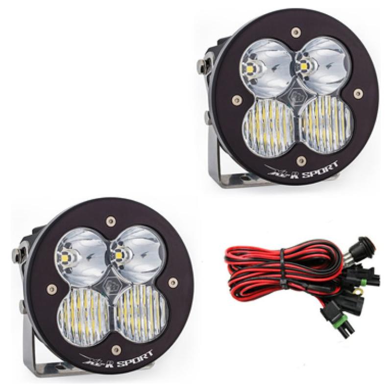Baja Designs XL R Sport Series Driving Combo Pattern Pair LED Light Pods - Clear - NP Motorsports