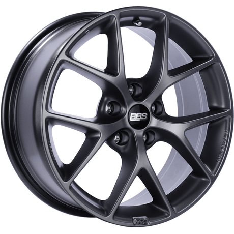 BBS SR 18x8 5x112 ET35 Satin Grey Wheel -82mm PFS/Clip Required - NP Motorsports