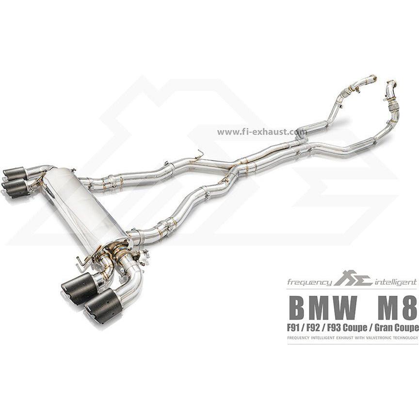 BMW F9X M8 2019+ | FI Exhaust Valvetronic Exhaust Quad Tips (Non-OPF) - TAG Motorsports