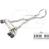 BMW F9X M8 2019+ | FI Exhaust Valvetronic Exhaust Quad Tips (Non-OPF) - TAG Motorsports