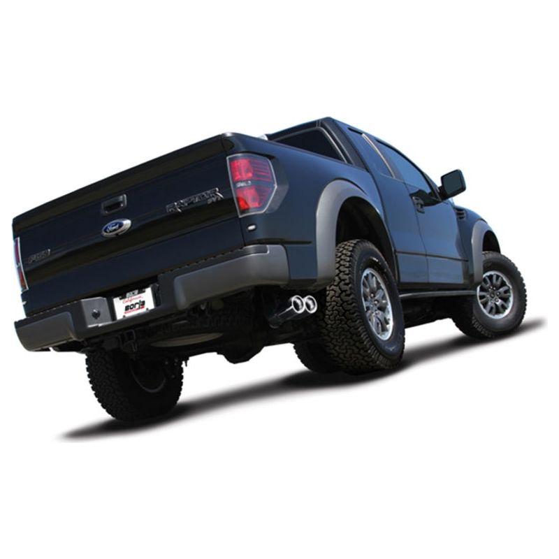 Borla 10-12 Ford F-150 Raptor 6.2L V8 2/4WD AT Touring SS Catback Exhaust - NP Motorsports