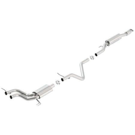 Borla 13-15 Hyundai Veloster Turbo 1.6L AT/MT FWD 2dr Dual Center Rear Exit Cat-Back Exhaust - NP Motorsports