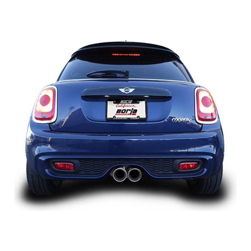 Borla 14-15 Mini Cooper S F56 2.0L Turbo AT/MT FWD 2DR 2.5in S-Type Rear Section Exhaust 4in Tips - NP Motorsports