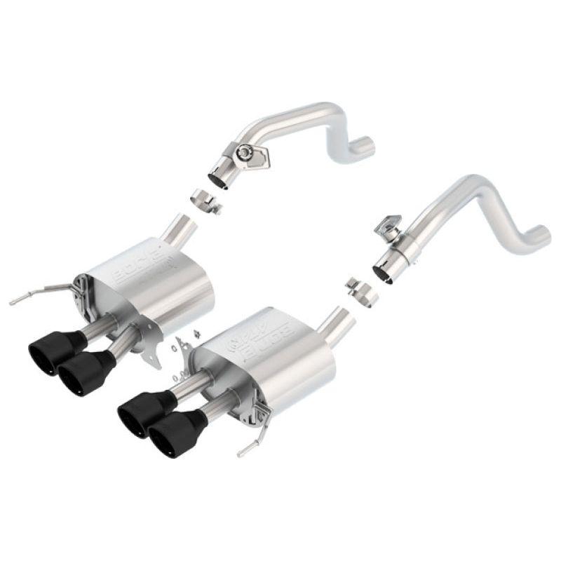Borla 14-17 C7 Corvette Stingray Axle-Back ATAK Exhaust 2.75in to Muffler Dual 2.0in Out 4.25in Tip - NP Motorsports