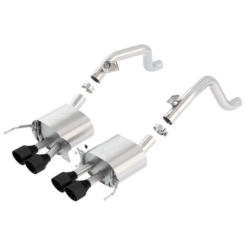 Borla 14-18 C7 Corvette Stingray Axle-Back ATAK Exhaust 2.75in To Muffler Dual 2.0in Out 4.25in Tip - NP Motorsports